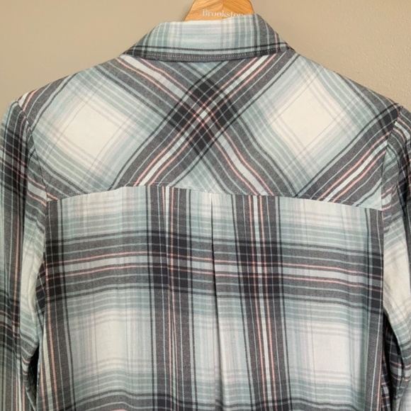 MUDD Plaid Flannel Button Down Shirt - Picture 14 of 16